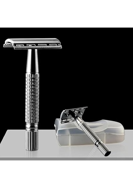 Paslanmaz Çelik Kutulu Manuel Geleneksel Traş Aleti Makinesi 5 Jilet fiyatları