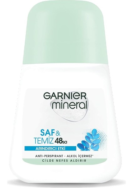Mineral Saf&amp;temiz Arındırıcı Etki Roll-On Deodorant