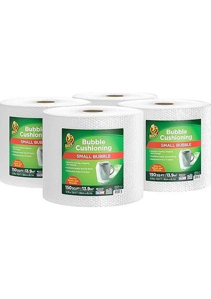 Markalı Hava Yastığı Folyosu, Orijinal Hava Dolgusu, 30,5 cm x 180 M, Her 30,5 cm Delikli