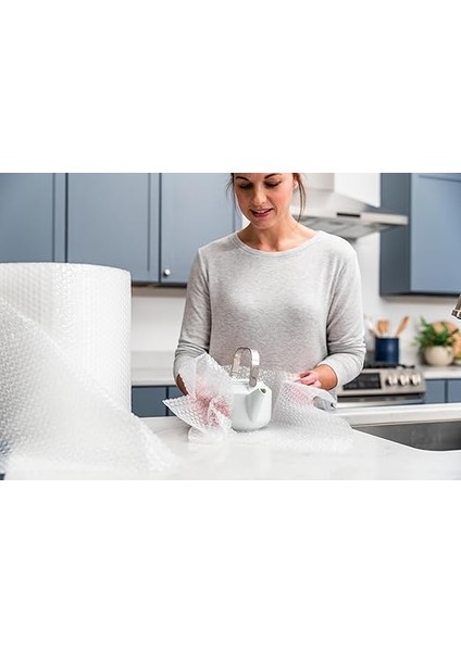 Markalı Hava Yastığı Folyosu, Orijinal Hava Dolgusu, 30,5 cm x 180 M, Her 30,5 cm Delikli modelleri