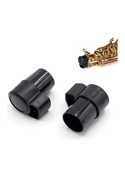 2 Paket Alto Saksafon Uç Kapağı Tapası, Saksafon Bükülmüş Boyun Anahtarı Için Çarpma Önleyici Kapak, Soprano Saksafonlarla Uyumlu fiyatları