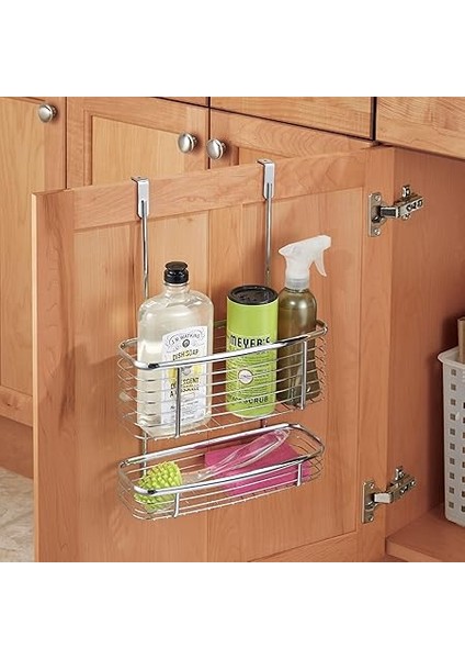 Tezgah Altı Asılabilir Deterjanlık Rafı,2 Katlı indirimleri