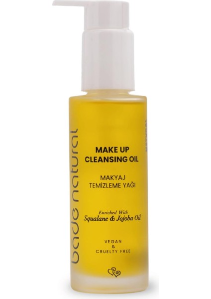 Natural Makyaj Temizleme Yağı Jojoba ve Skualan İÇERIKLI%100 Doğal ve Vegan 100 ml