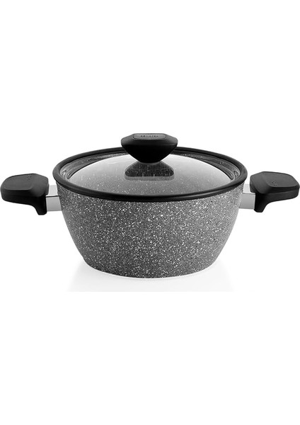 Alpha Granit Tencere Seti 9 Parça-Gri modelleri