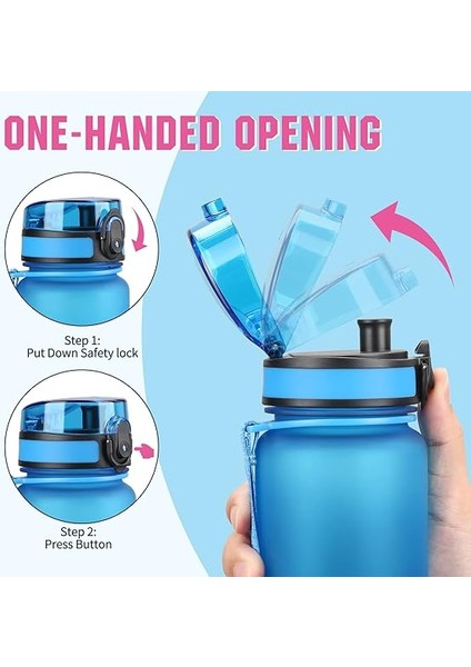 Su Şişesi Çocuk Sızdırmaz, Spor Plastik Içecek Şişesi, 1 L, 800 Ml, 500 Ml, Tritan ve Bisfenol A Içermez, Spor Şişesi, Karbondioksit Için Uygundur modelleri