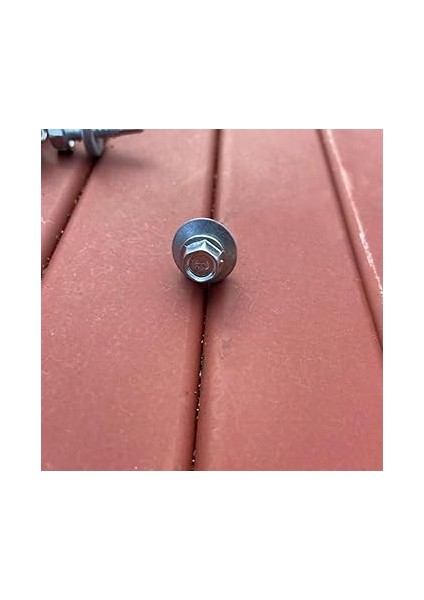 Trapez Çatı Vidası 5.5X32 mm Paket 100 Adet Matkap Uçlu Sac Akıllı Vida Çatı Panel Metal Ağaç Vidası fırsatları