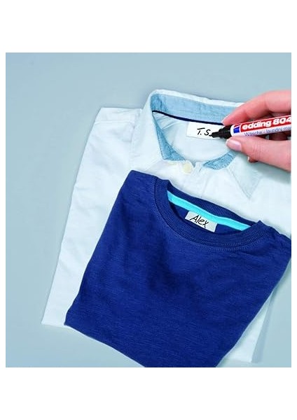 8040 Çamaşır Kalemi - Siyah - 1 Kalem - Yuvarlak Uç 1 mm indirimleri