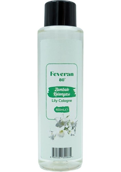 Kolonya 80 Derece Zambak 400 Ml.