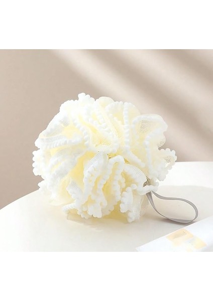 Sihirli Köpürtücü Banyo Süngeri - Ponponlu Yumuşak Banyo Lifi, Yoğun Köpük Için Pratik ve Dayanıklı Temizlik Süngeri