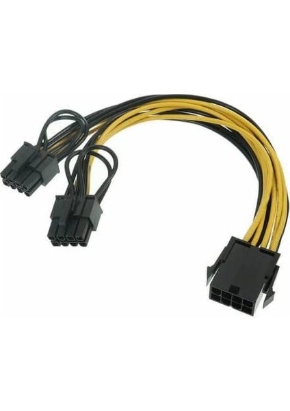8 Pin Power Splitter Pci-E Molex 8 Pin Çift 8pin 6 + 2 Pin Pcı Ex