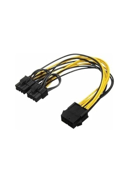 8 Pin Power Splitter Pci-E Molex 8 Pin Çift 8pin 6 + 2 Pin Pcı Ex fırsatları