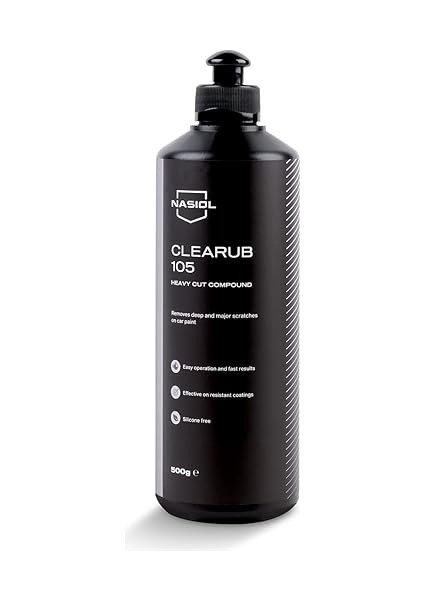 Clearub 105 Araç Kalın Çizik Giderici Pasta CILA-500 Gr-Boya Koruma Parlatma Wax, Detailing, Güçlü Çizik Alıcı Araç Pasta Cila, Boya Koruyucu ve Parlatıcı Oto Polisaj