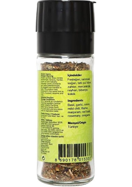 Italyan Baharatı Karışımı 25 G fiyatları