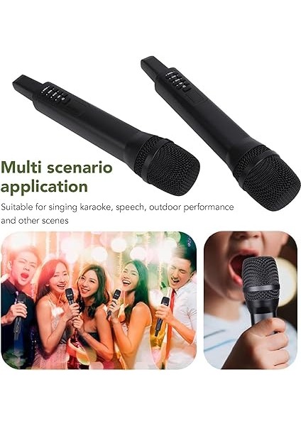 El Mikrofonu, Sahne Performansı Karaoke Için Taşınabilir Profesyonel Şarj Edilebilir Bluetooth Mikrofon indirimleri