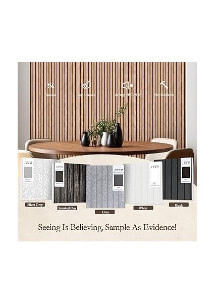 Akustik Plaka, Kendinden Yapışkanlı, 10 Adet, 3D Lameller, Ses Yalıtım Plakaları, Duvarlar Için Ses Emici Paneller, Ahşap Kaplama Baskı, Dekoratif Ses Yalıtımı, Ses Yalıtımı, Ses Yalıtımı, Ses fırsatları