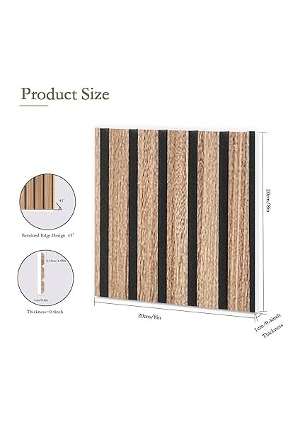 Akustik Plaka, Kendinden Yapışkanlı, 10 Adet, 3D Lameller, Ses Yalıtım Plakaları, Duvarlar Için Ses Emici Paneller, Ahşap Kaplama Baskı, Dekoratif Ses Yalıtımı, Ses Yalıtımı, Ses Yalıtımı, Ses indirimleri