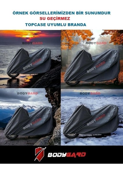 Yamaha Nmax 155 Abs Motosiklet Brandası Arka Çanta Uyumlu Branda,örtü-Siyah fırsatları