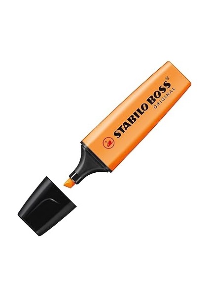 Boss Original Fosforlu Işaretleme Kalemi, 2 mm ve 5 mm Uç, Turuncu - 70/54 fiyatları