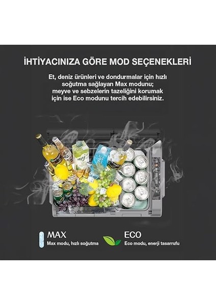 CLK65W 12/24VOLT 220VOLT 65 Litre Çift Bölmeli Tekerlekli Outdoor Kompresörlü Oto Buzdolabı/dondurucu fırsatları