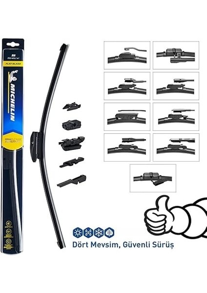 Multıfıt™ MC33887 35CM 1 Adet Universal Muz Tipi Silecek fırsatları