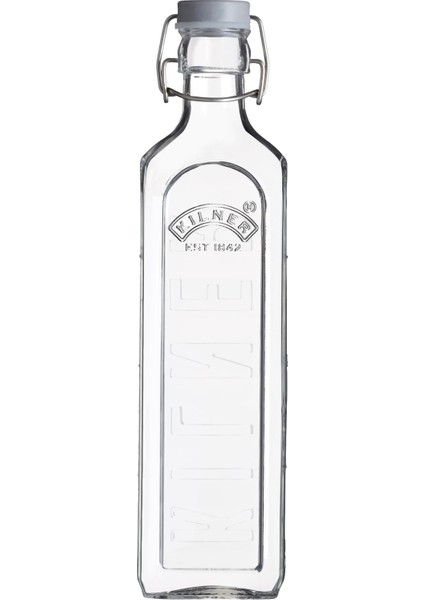 Ütü Şişesi 1 L, Yağ, Meyve Suyu ve Şurubu Saklamak ve Muhafaza Etmek, Silikon Conta Sayesinde Sızdırmaz, Doluluk Göstergeli Şişe