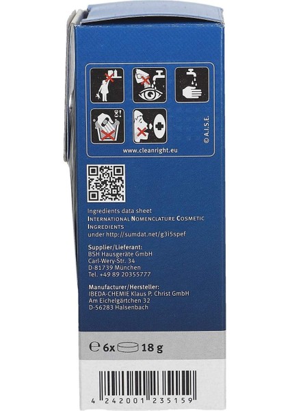 Bosch Neff Gaggenau Kahve Makinaları Için 12 Kireç Çözücü Tablet No: 310967 modelleri