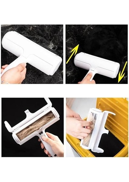 Tüy Toplayıcı Kedi Tüy Toplayıcı Köpek Tüy Toplayıcı Hazneli 2 Yönlü Kazak Kıyafet Elbise Halı Yatak Kıl Toz Tüy Toplayıcı fiyatları