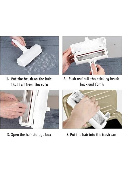 Tüy Toplayıcı Kedi Tüy Toplayıcı Köpek Tüy Toplayıcı Hazneli 2 Yönlü Kazak Kıyafet Elbise Halı Yatak Kıl Toz Tüy Toplayıcı fırsatları