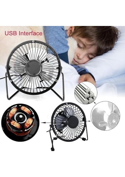 Masa Üstü USB Fan Soğutucu Vantilatör Klima USB Girişli Metal Serinletici Fan Mini Vantilatör Fan Klima fırsatları