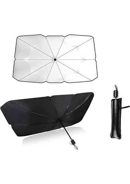 Araç Oto Güneşlik Katlanabilir Şemsiye Ön Cam Güneşlik Güneş Gölge Koruyucu fiyatları