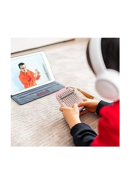 Enstrümanlar Mini Kalimba Başparmak Piyano, 8 Tuşlu Taşınabilir Müzik Aleti, Tune Hammer Dahil, Yetişkinler Için Ideal Hediye, Seyahat Dostu Müzik Aleti indirimleri