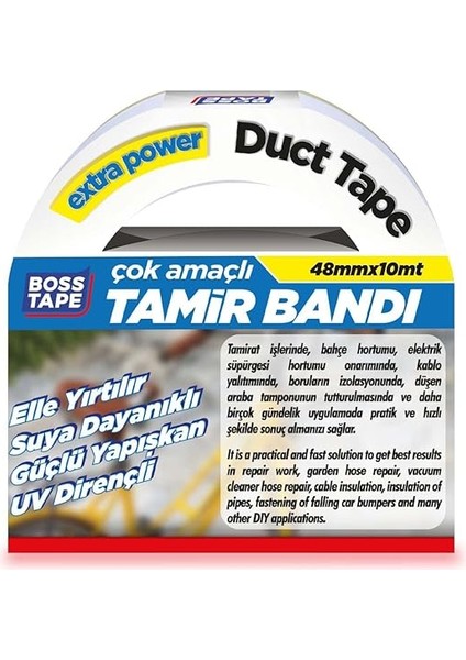 Tape Duct Tape Tamir Bandı Beyaz - 48MMX10MT modelleri