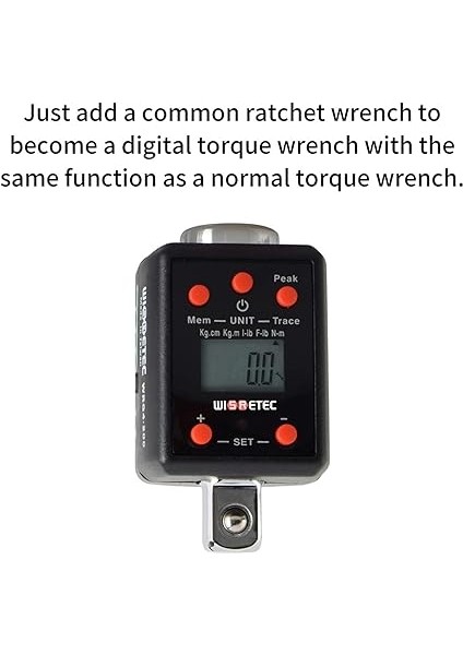 Elektronik Dijital Ekran Torkmetre Ayarlanabilir Tork Ölçer 10-200NM Profesyonel Evrensel Anahtarı fiyatları