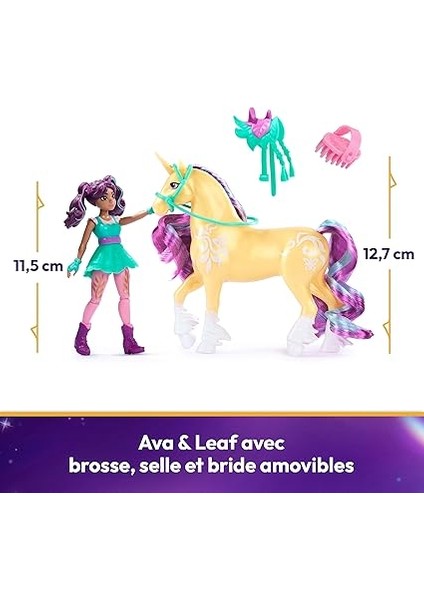 Academy Ava ve Tek Boynuzlu At Leaf Seti – Sevilen Netflix Dizisinden Yaklaşık 12 cm Orijinal Figürler,4 Yaş+ Için fiyatları