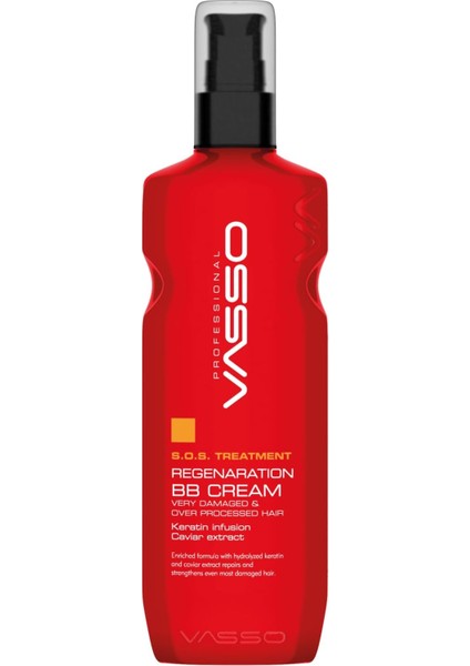 Yenileyici Bb Krem | Yıpranmış ve Aşırı Işlem Görmüş Saçlar | Keratinli Kurtarma Bakımı | S.o.s Treatment 175 ml