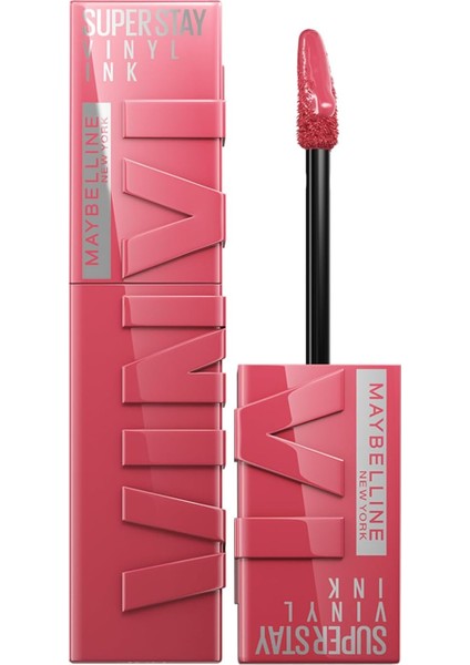 New York Super Stay Vinyl Ink Uzun Süre Kalıcı Likit Parlak Ruj 160 Sultry