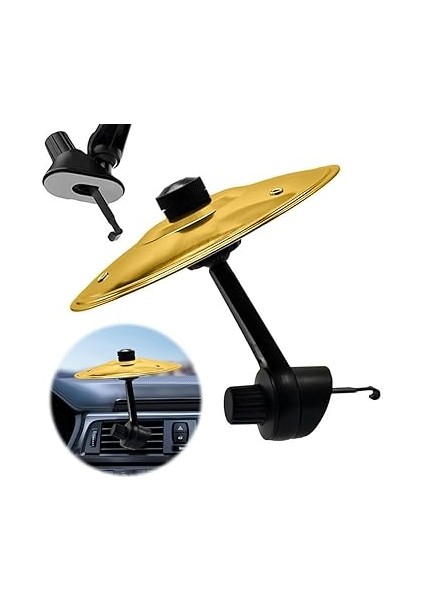 Araç Crash Zil Süs Araba Vurmalı Enstrüman Vantuzlu Tüm Araba Tipleri Için modelleri