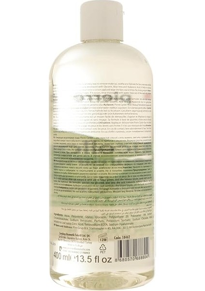 Cardin Gently Cleansing Micellar Water With Aloe Vera &amp; Hyaluronic Acid-Makyaj Temizleme Suyu 400 ml fiyatları