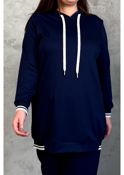 Kadın Kapüşonlu Ribanalı Takım 7540 fırsatları