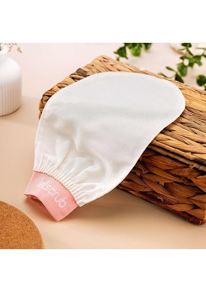 Ekru Banyo Duş Kesesi Peeling ELDIVENI%100 Floş Ipek Normal Ciltler Için fiyatları