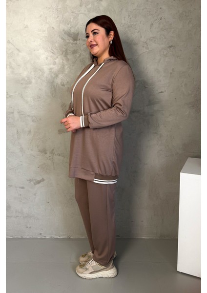 Kadın Kapüşonlu Ribanalı Takım 7540 fiyatları