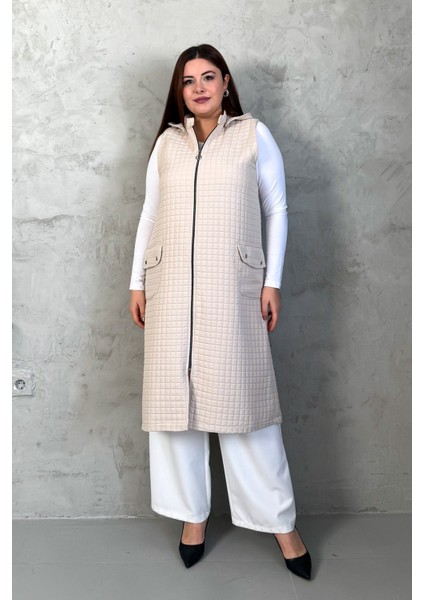 Kadın Ottomon Fermuarlı Yelek 7565