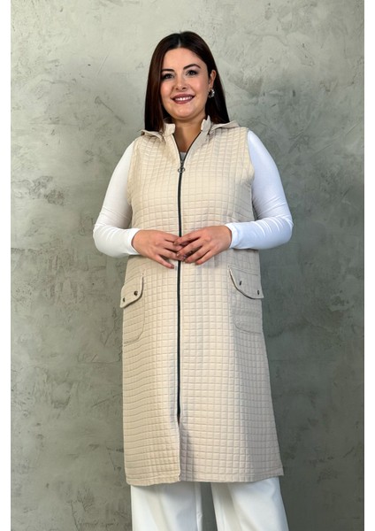 Kadın Ottomon Fermuarlı Yelek 7565