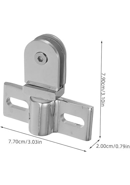 2 Parça Set Paslanmaz Çelik Duş Kapısı Pivot Menteşeleri Cam Için Gizli Menteşe Donanımı Kolay Erişim - Banyo Için Dayanıklı fiyatları