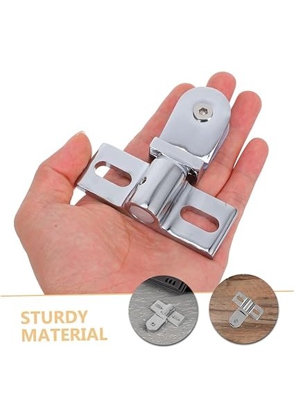 2 Parça Set Paslanmaz Çelik Duş Kapısı Pivot Menteşeleri Cam Için Gizli Menteşe Donanımı Kolay Erişim - Banyo Için Dayanıklı modelleri