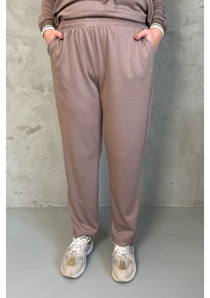 Kadın Kapüşonlu Ribanalı Takım 7540