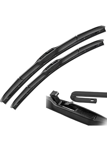 Hibrit Ön ve Arka Silecek Seti Hyundai Getz 2002-2011 ile Uyumlu fiyatları