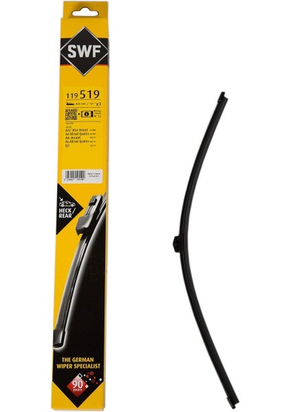 Swf Das Original Rear Arka Silecek Audi Q3 (2016-2018), A6 C7 Avant/allroad (2013-2018), A4 B8 Avant/allroad (2013-2016) (400 Mm) 119519