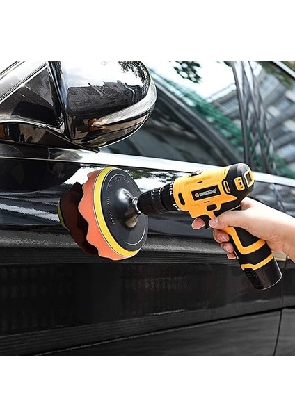 Pasta Cila Polisaj Parlatma Pedi Seti 115MM 11 Parça Oto Parlatıcı Pedleri Otomotiv Parlatma modelleri