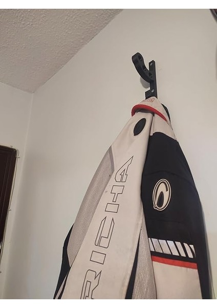 Motosiklet Bisiklet Scooter Kask ve Mont Duvar Askısı Kask Tutucu Vida Dübel Dahil fiyatları